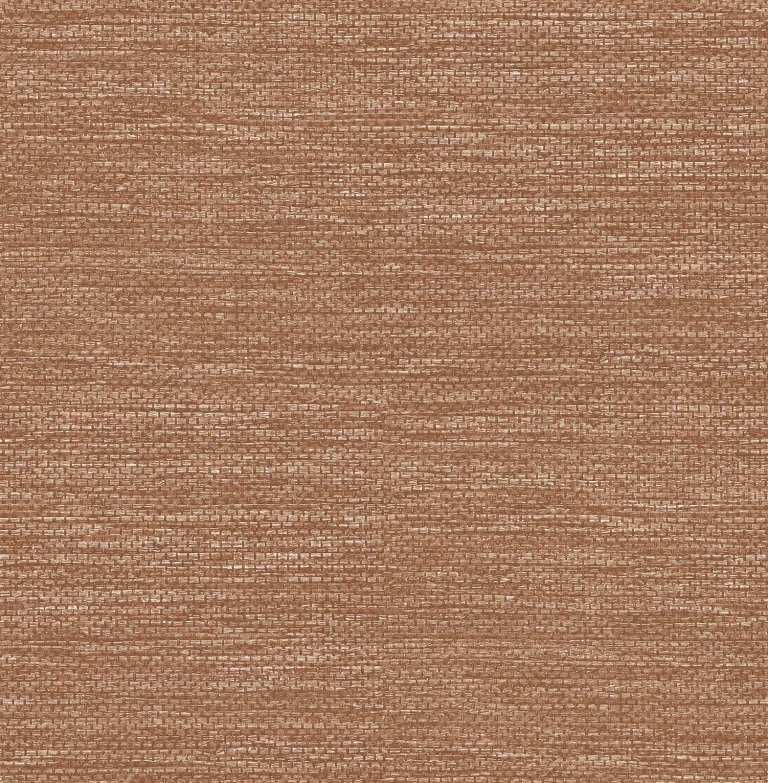 Malin Faux Grasscloth Wallpaper - Rust — Ảnh 2