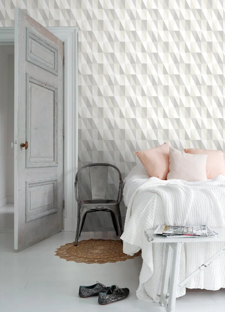 Chesapeake Inez Geometric Wallpaper - Neutral — Ảnh 4