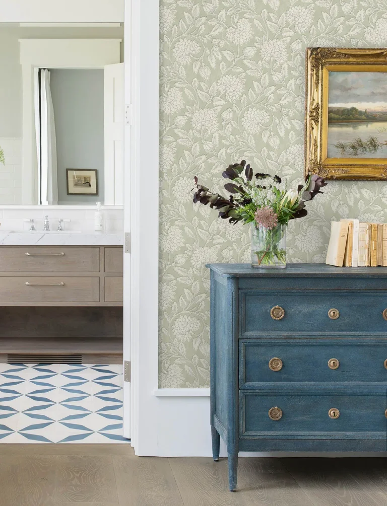 Chesapeake Vadouvan Jacobean Trail Wallpaper - Sage — Ảnh 4