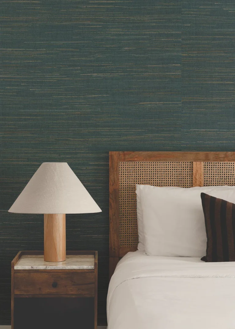 Ronald Redding Multicolored Hemp Wallpaper - Blue — Ảnh 2
