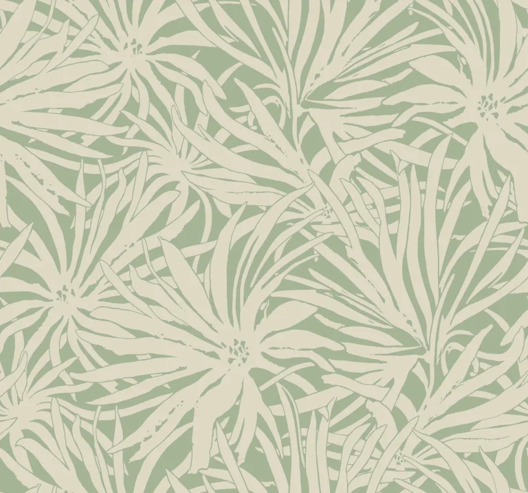 Floral Canopy Wallpaper - Olive — Ảnh 2