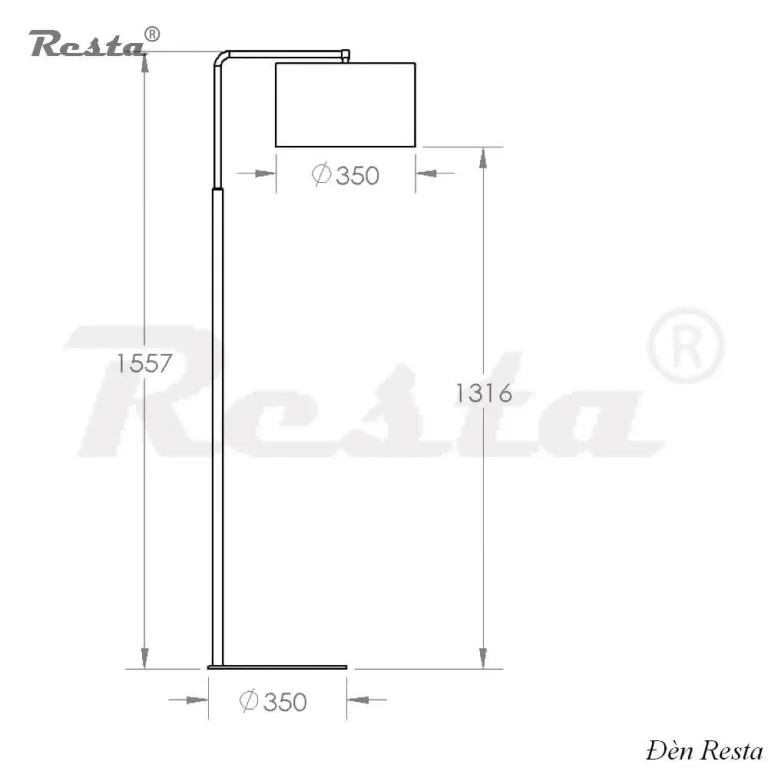 Đèn cây Resta 15 — Image 2