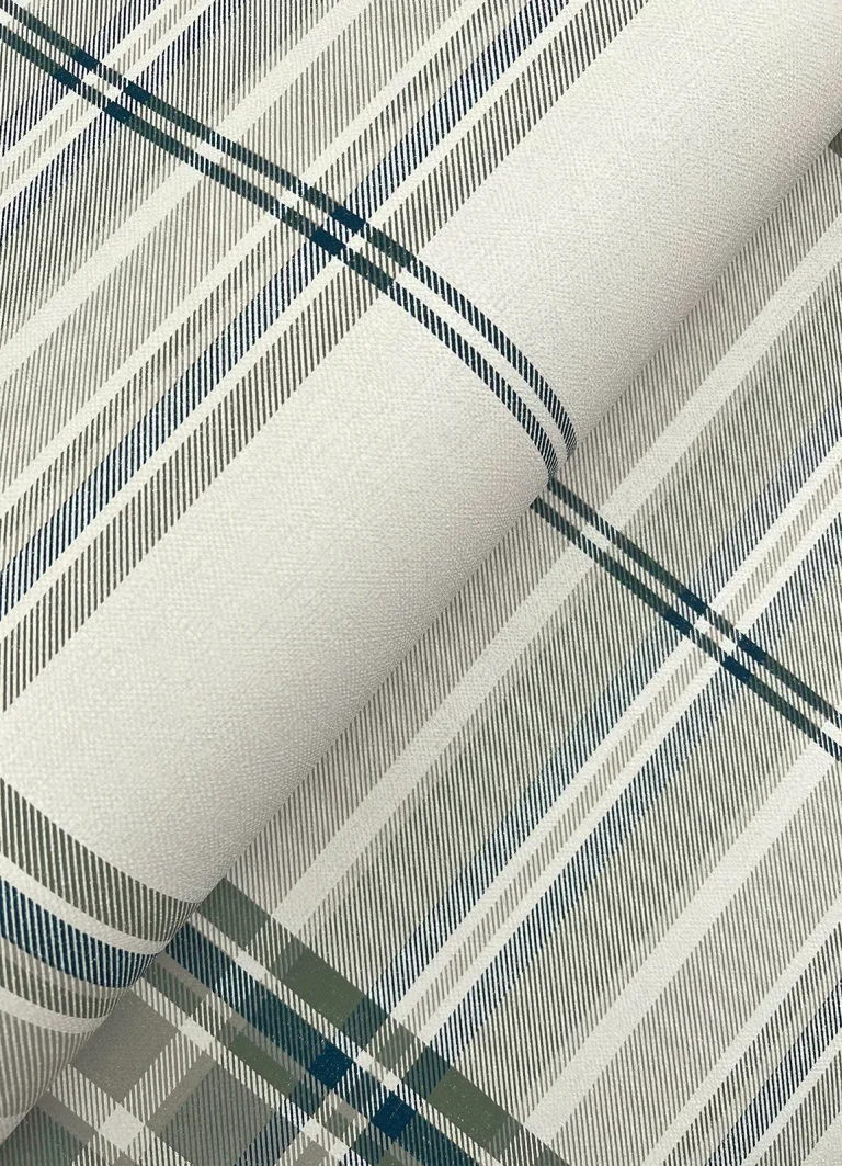 Westley Plaid Wallpaper - Moss — Ảnh 6