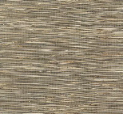 River Grass Wallpaper - Black/Beige