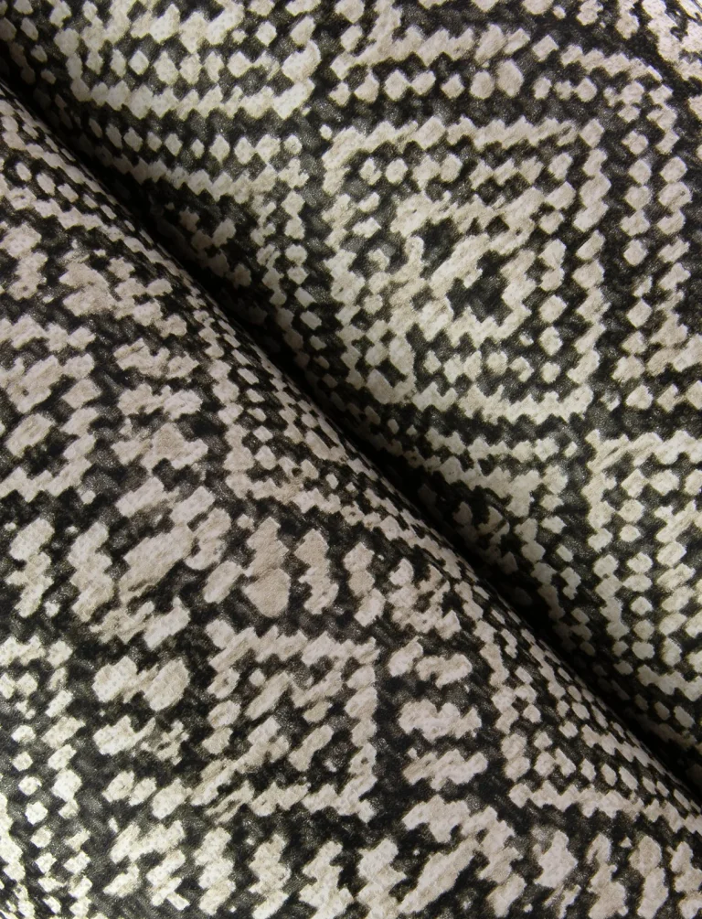 Gallivant Woven Geometric Wallpaper - Black
