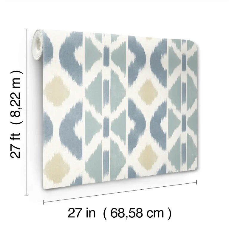 Patan Wallpaper - Denim — Ảnh 3