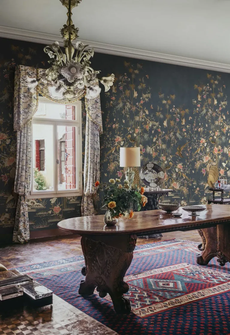 Chinoiserie Garden, Dark Blue — Ảnh 2