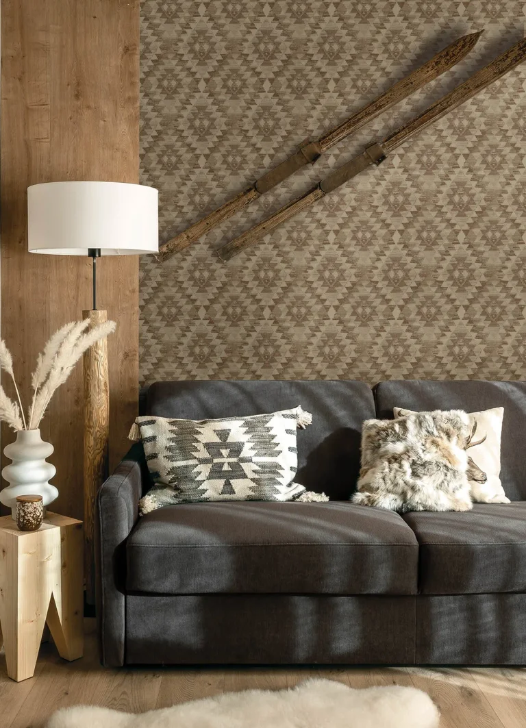 Chesapeake Montana Wallpaper - Maroon — Image 7