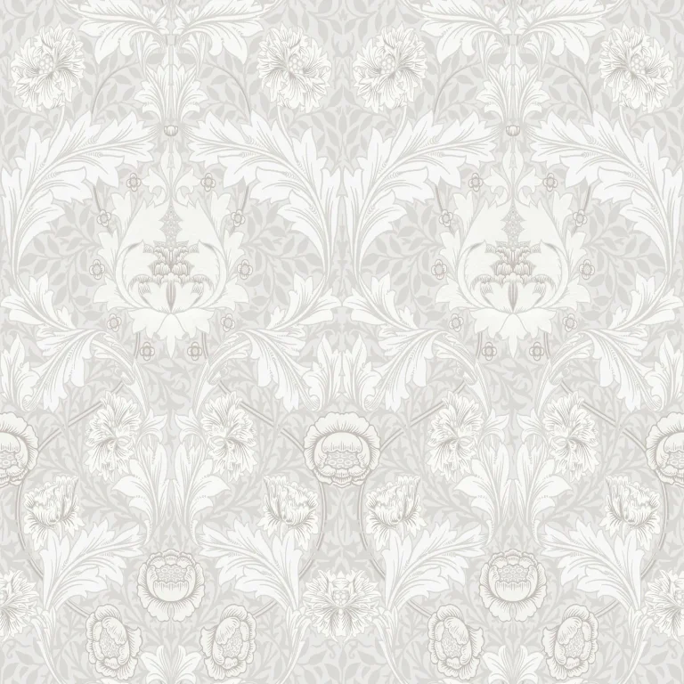 Myrtle Floral Ogee Wallpaper - Dove — Ảnh 3