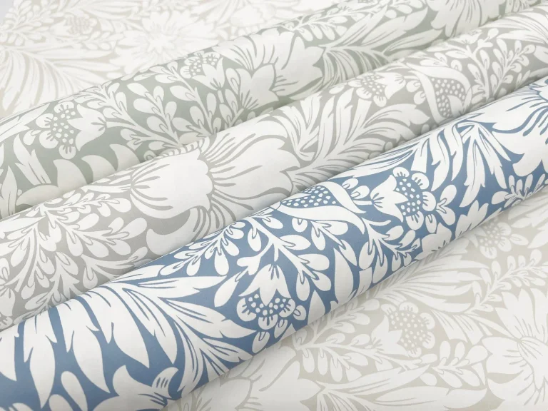 Erin & Ben Modern Acanthus Peel and Stick Wallpaper - Mist — Image 6