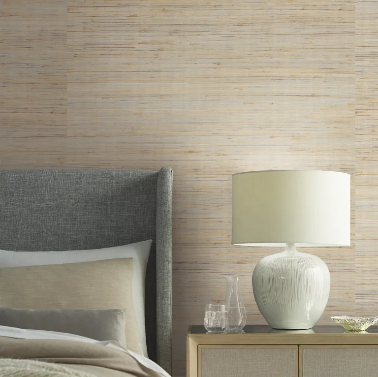 Candice Olson Jute Wallpaper - Silver/Wheat — Image 3