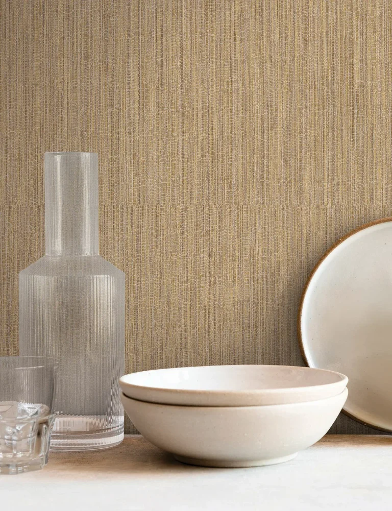 Washed Ramie Wallpaper - Canyon — Ảnh 2