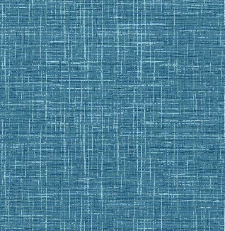 Emerson Faux Linen Wallpaper - Teal — Ảnh 3