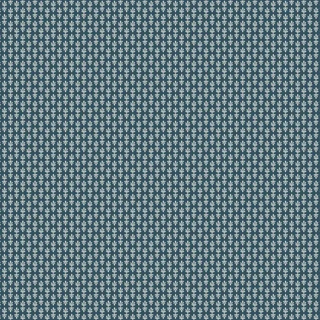 Rifle Paper Co. Petal Wallpaper - Teal & White — Image 4
