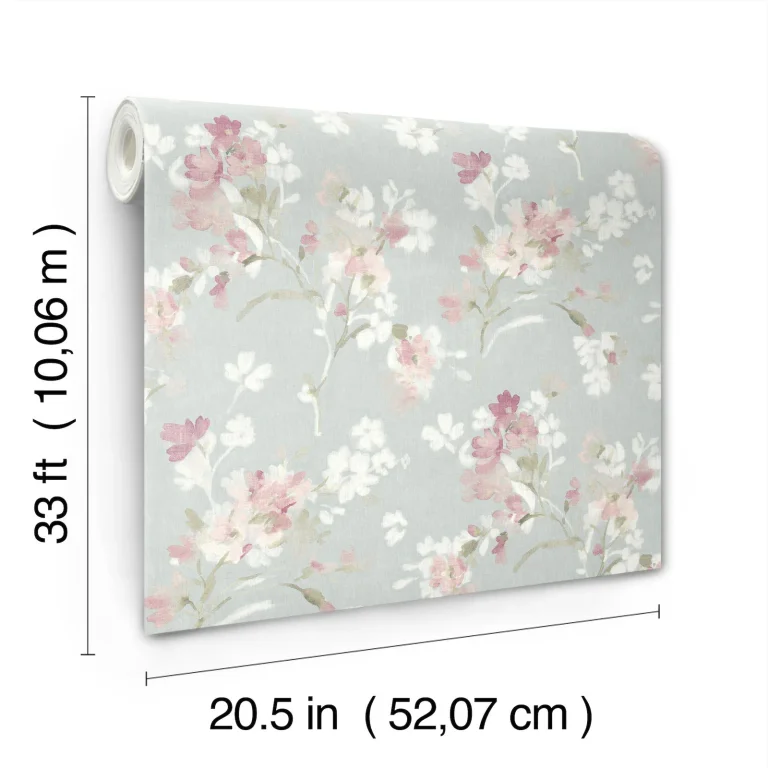 Chesapeake Azalea Floral Branches Wallpaper - Fuchsia — Ảnh 3