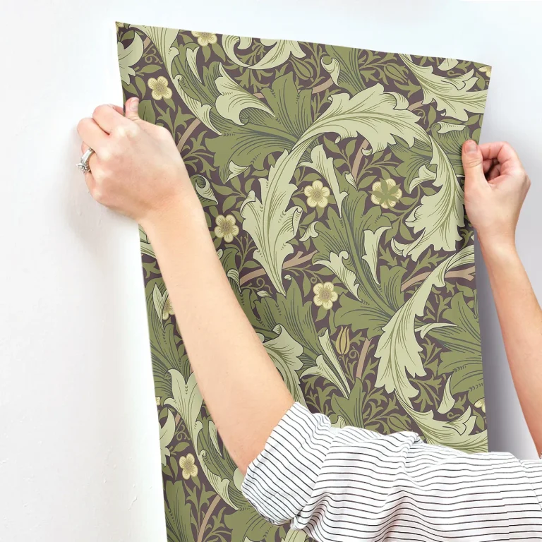 Granville Leafy Vine Wallpaper - Plum — Ảnh 4