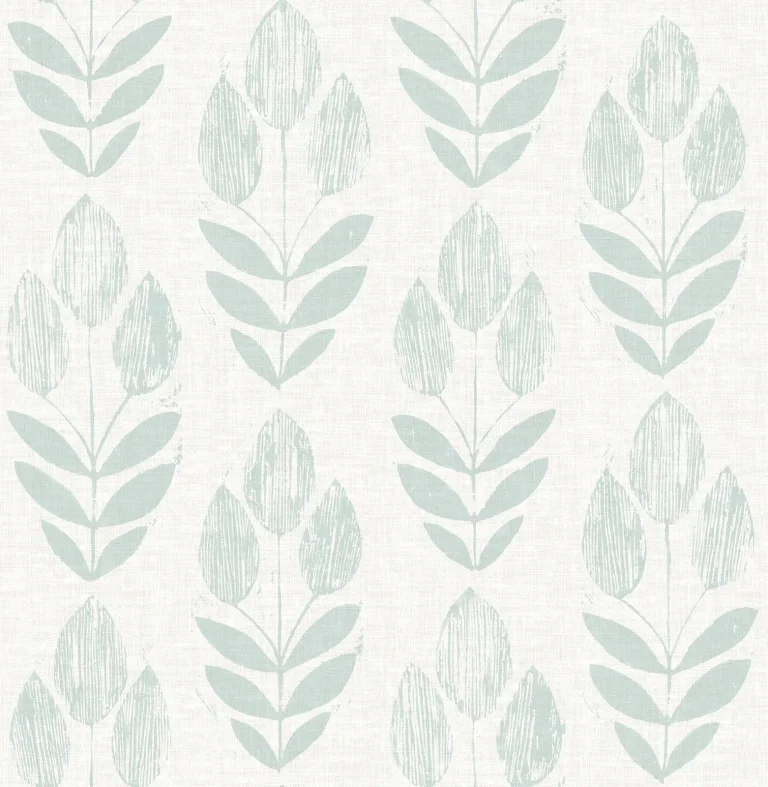 Chesapeake Garland Block Tulip Wallpaper - Teal — Ảnh 3