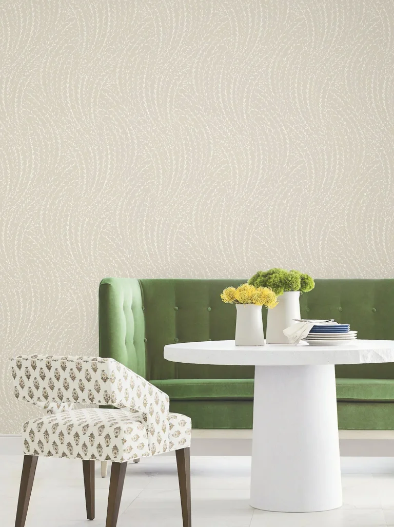 Willow Song Botanical Wallpaper - Taupe — Ảnh 3