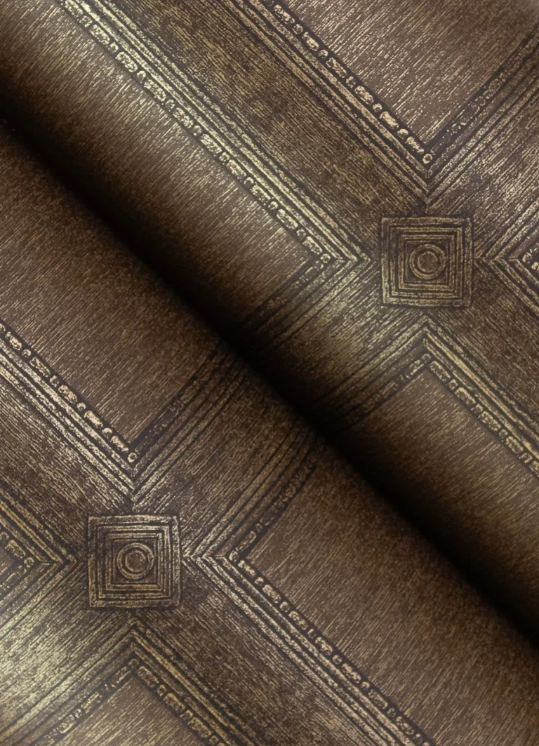 Chris Loves Julia Moorland Wood Panel Wallpaper - Dark Brown — Ảnh 4