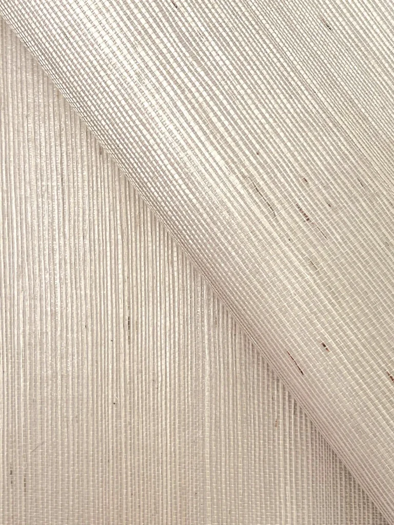 Natural Grasscloth Peel and Stick Wallpaper - Warm Grey — Ảnh 3
