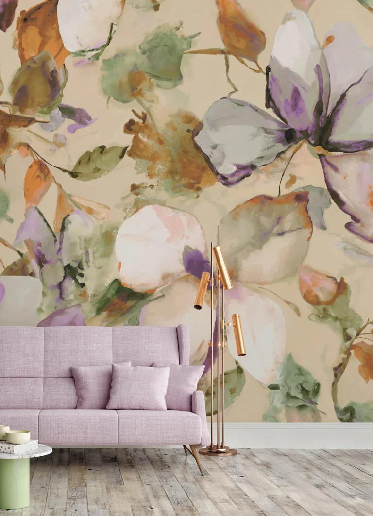 Florian Wall Mural - Lavender — Ảnh 4