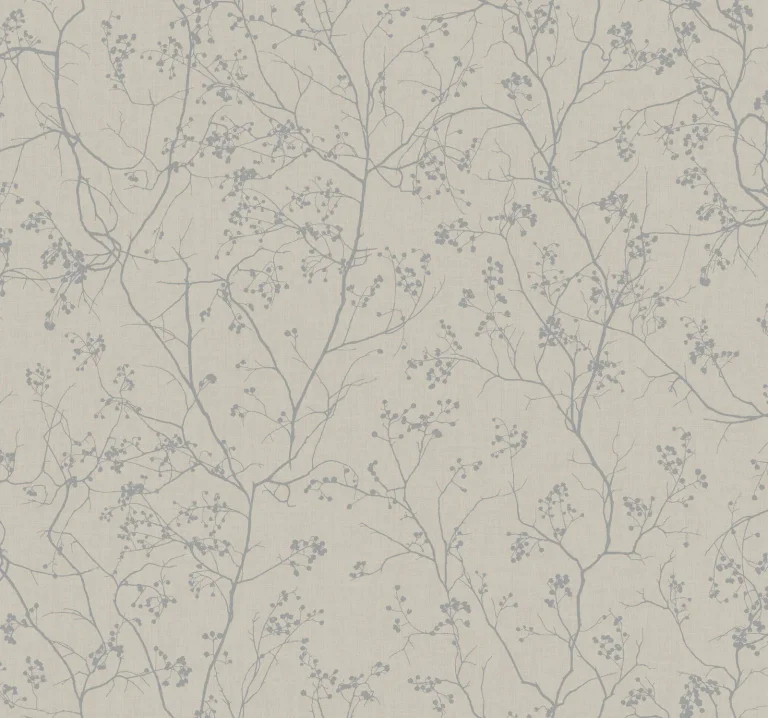 Luminous Branches Wallpaper - Grey/Silver — Ảnh 3
