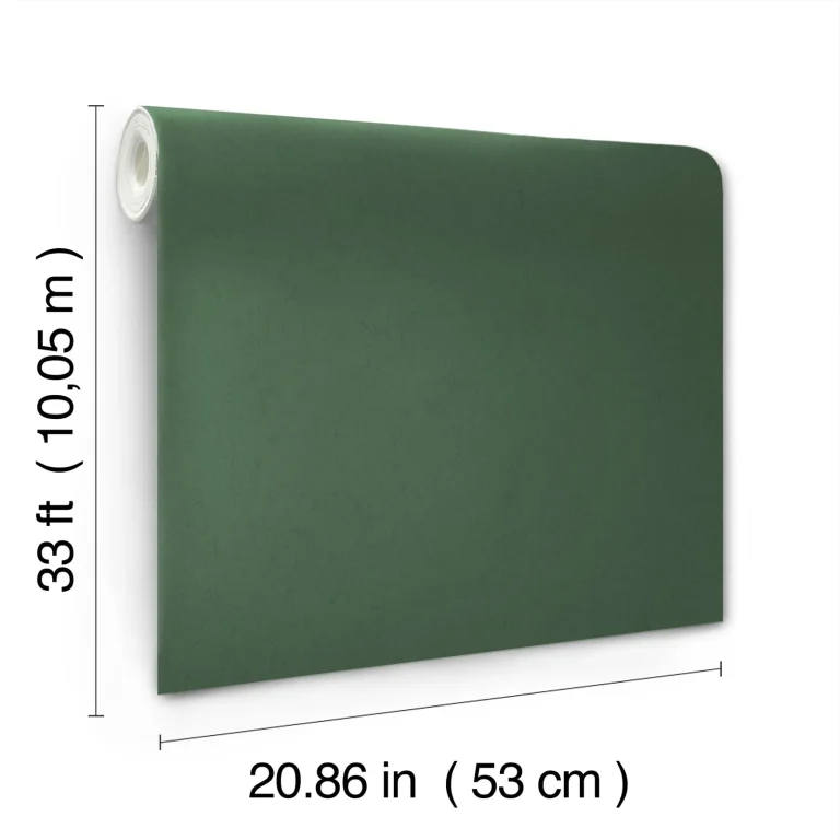Parget Eklöv Textured Wallpaper - Dark Green — Ảnh 2