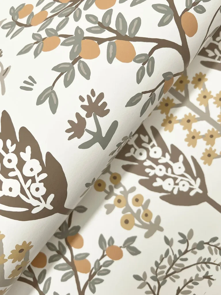 Rifle Paper Co. Fenna Wallpaper - Gold — Ảnh 3