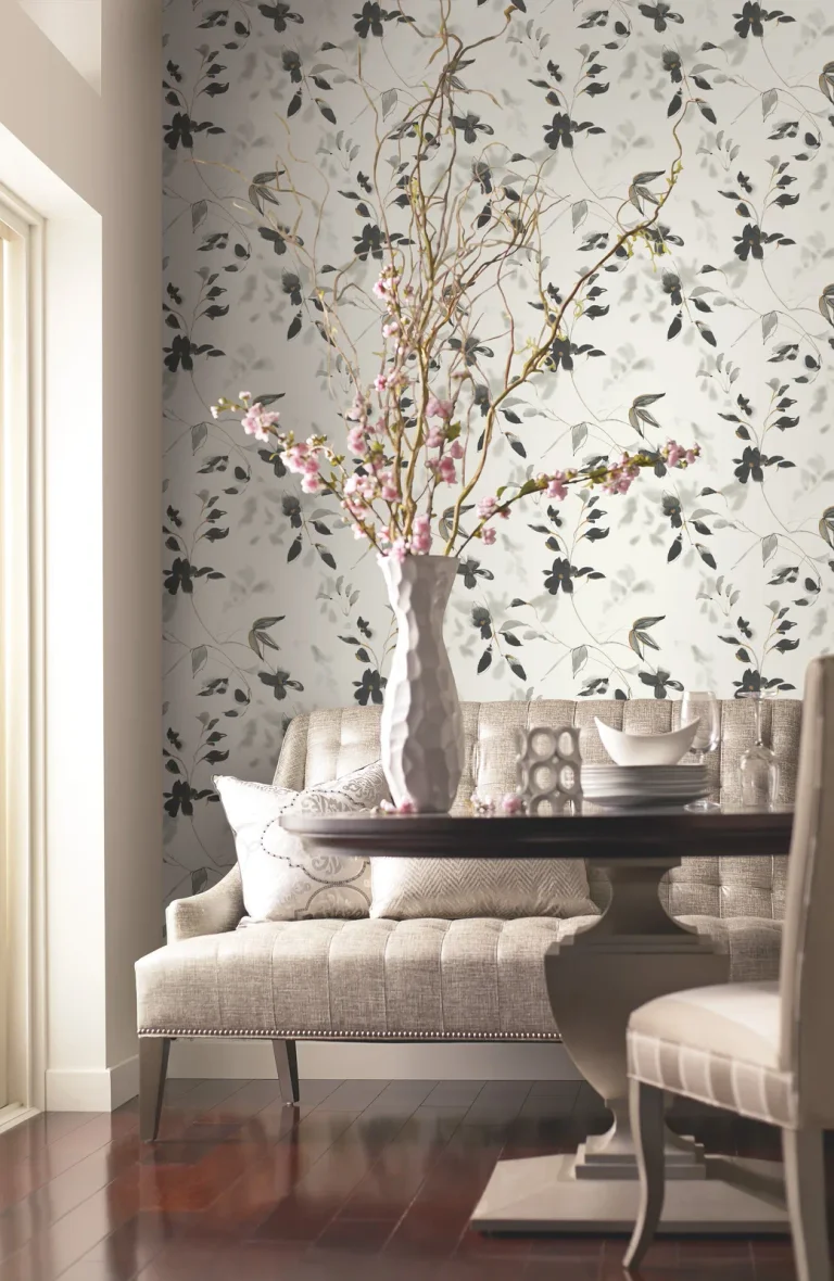 Linden Flower Wallpaper - Black — Ảnh 3