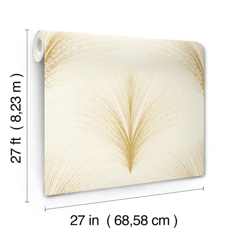 Papyrus Plume Wallpaper - Ivory — Ảnh 3