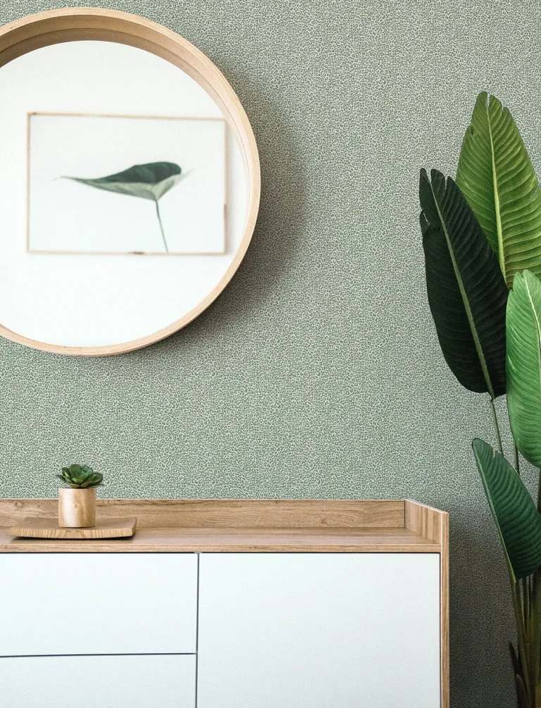 Soul Animal Print Wallpaper - Green — Ảnh 5
