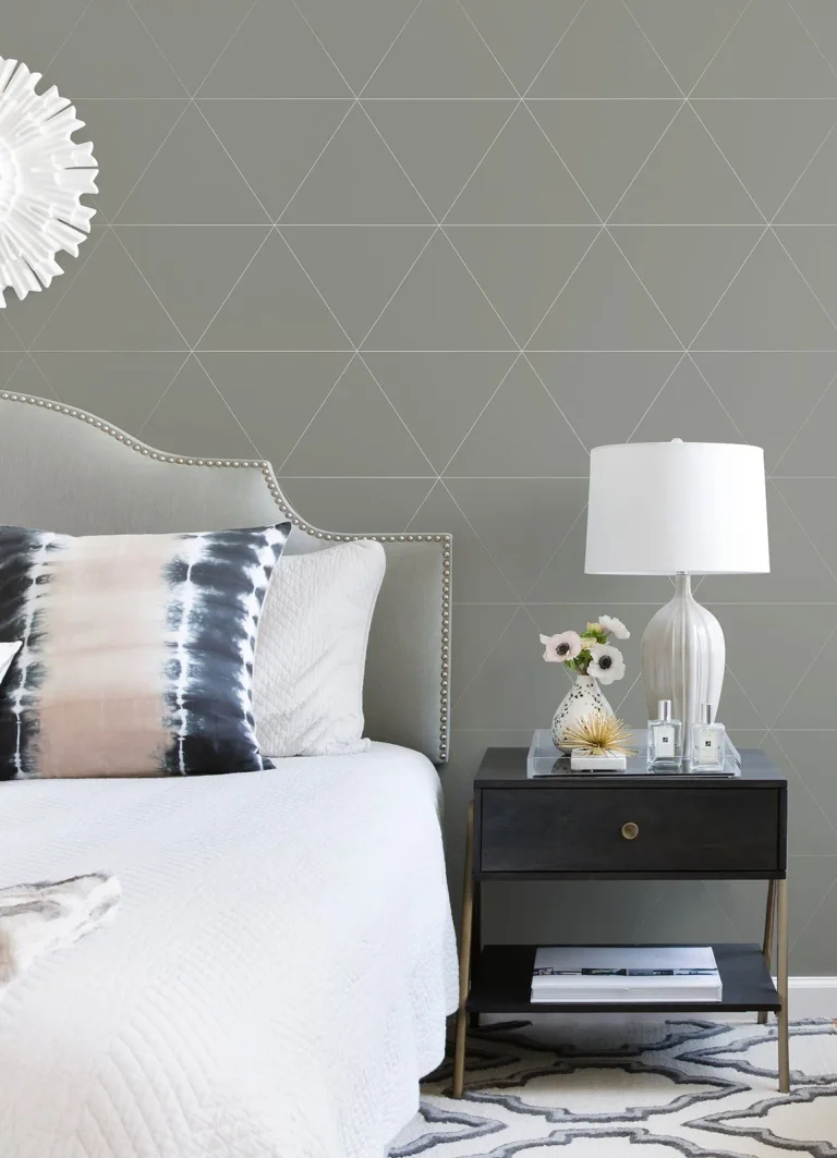 Twilight Geometric Wallpaper - Silver — Image 4