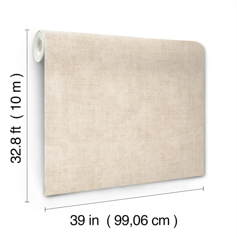 Alma Faux Weave Wallpaper - Plaster — Ảnh 4