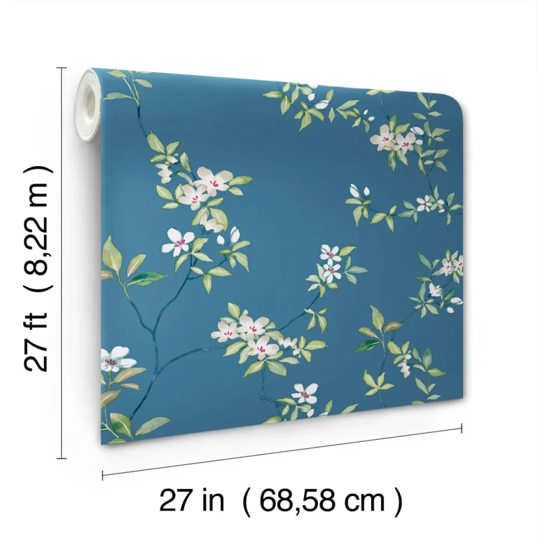 Ronald Redding April Blossom Wallpaper - Cobalt — Ảnh 6