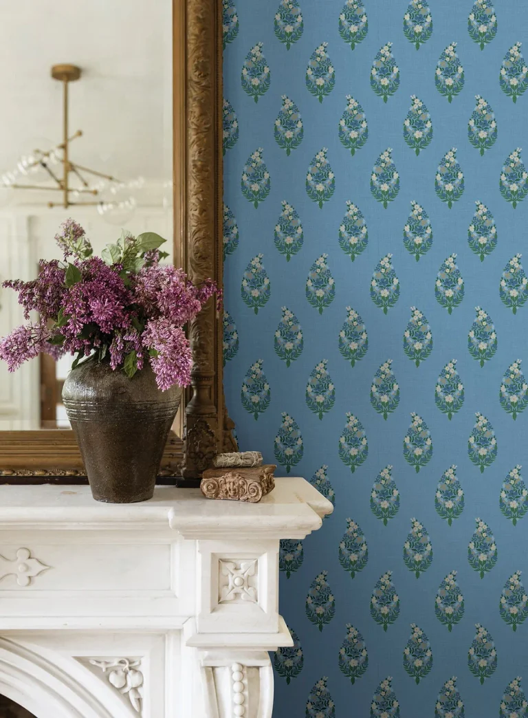 Rifle Paper Co. Paisley Wallpaper - Blue — Image 6