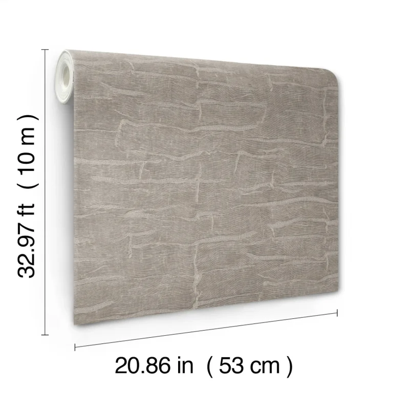 Sculpted Burlap Textured Wallpaper - Dark Grey — Ảnh 5
