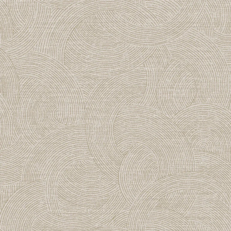 Chesapeake Harrison Swirling Geometric Wallpaper - Pewter — Ảnh 3
