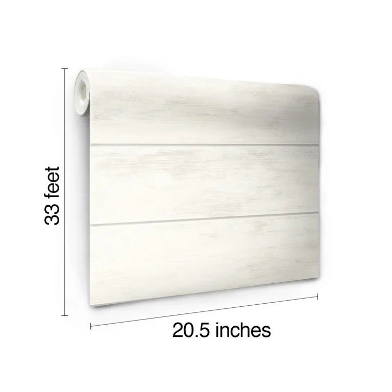 Magnolia Home Shiplap Wallpaper - Cool White — Ảnh 2