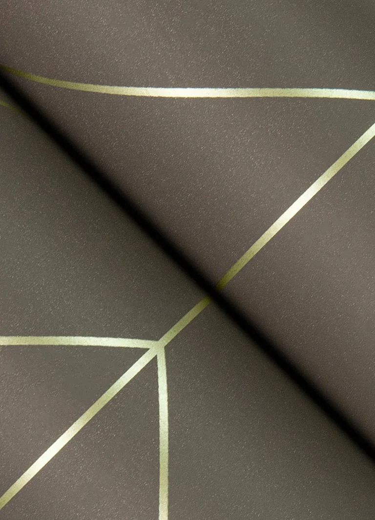 Sander Geometric Wallpaper - Chocolate — Ảnh 3