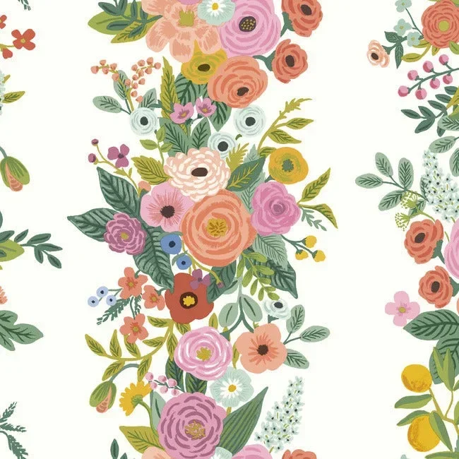 Rifle Paper Co. Garden Party Trellis Wallpaper - Rose Multi — Ảnh 4