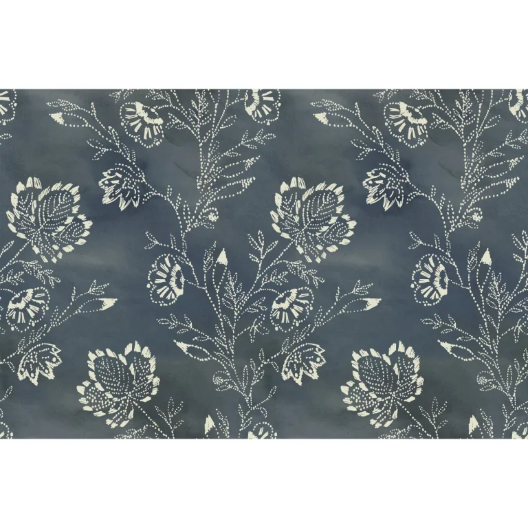 Barbier Wallpaper - Navy — Image 6