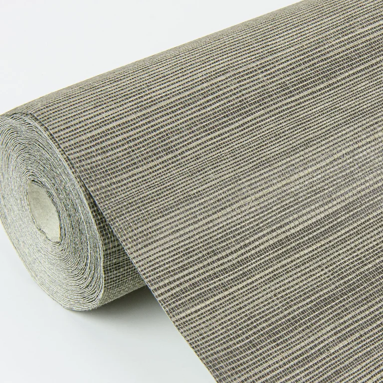 Caihon Sisal Grasscloth Wallpaper - Green — Image 4