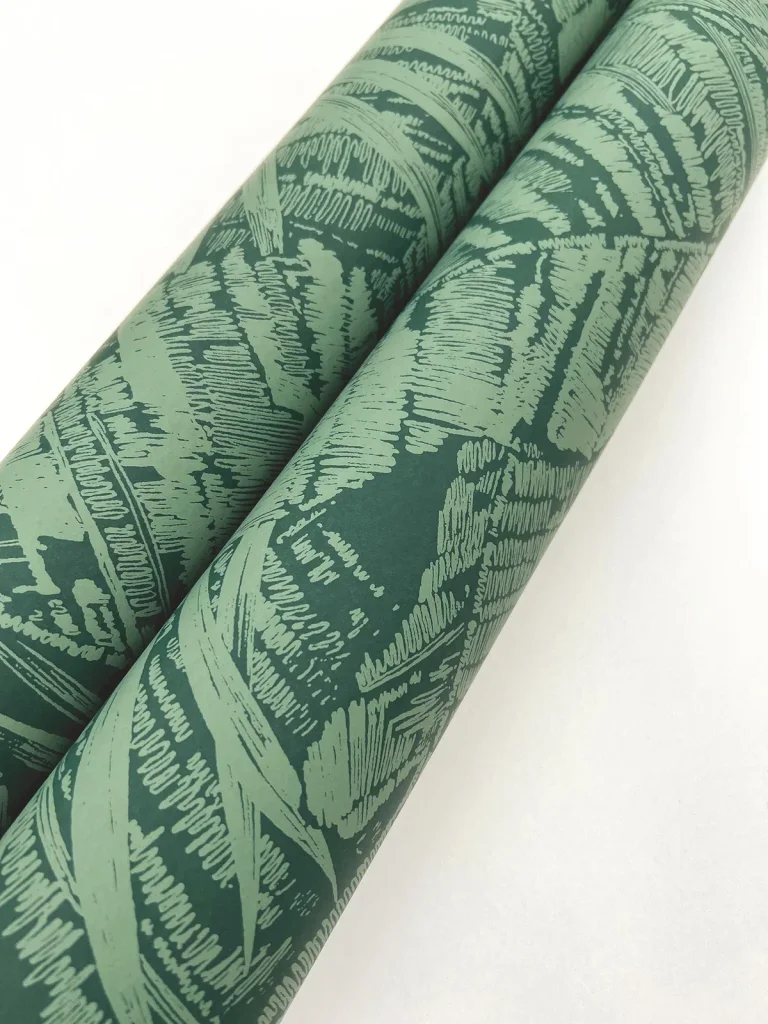 Palm Cove Toile Wallpaper - Emerald Forest — Ảnh 6
