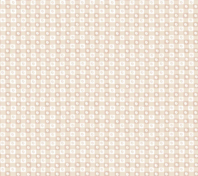Rifle Paper Co. Daisy Gingham Floral Check Peel and Stick Wallpaper - Blush — Ảnh 4