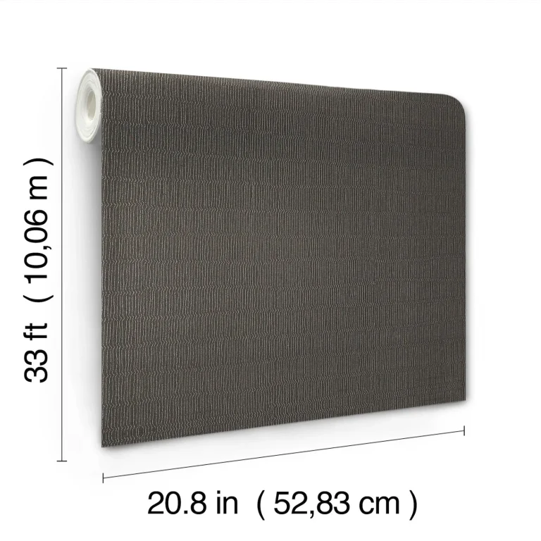 Tectonic Texture Wallpaper - Black/Silver — Ảnh 4