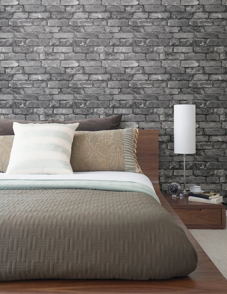 Debs Exposed Brick Wallpaper - Grey — Ảnh 2