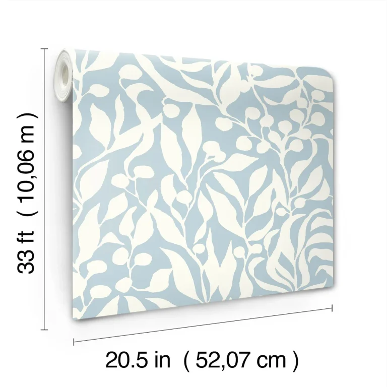Olive Mill Wallpaper - Sky Blue — Ảnh 2