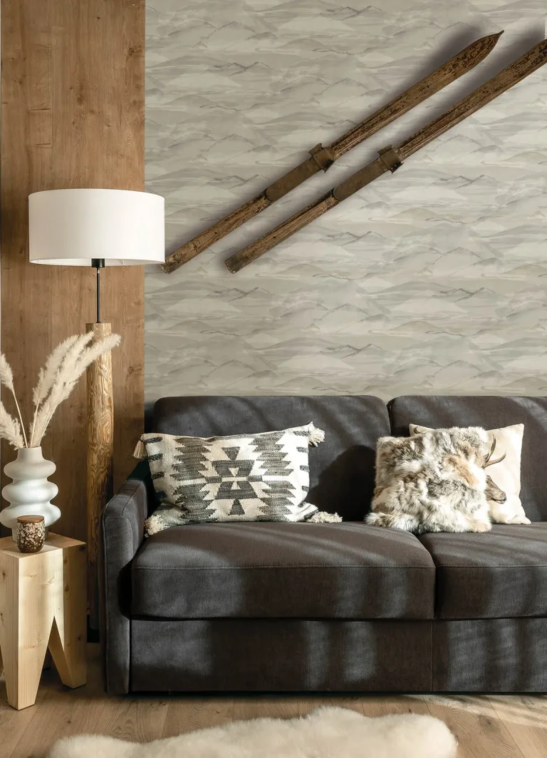 Chesapeake Bozeman Mountains Wallpaper - Grey — Ảnh 3