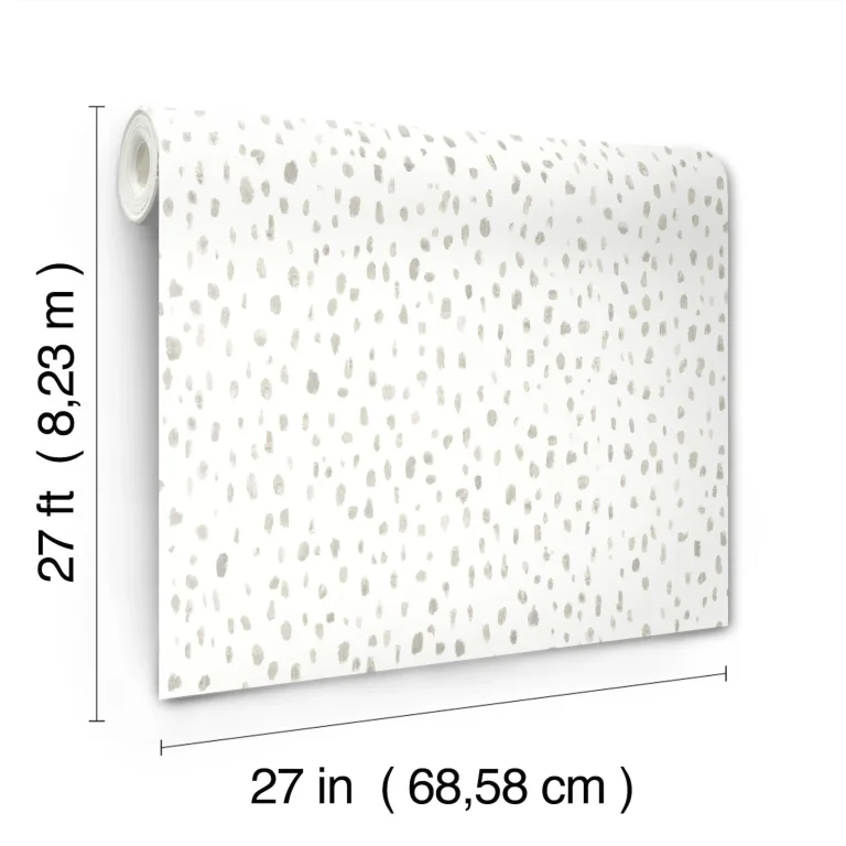 Tachette Wallpaper - Taupe — Image 3