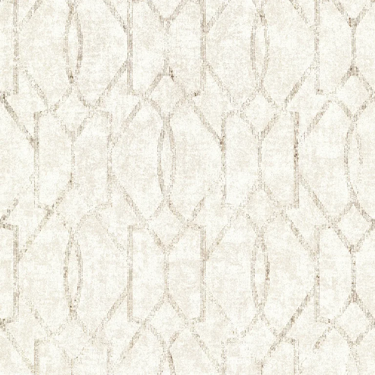 Ziva Trellis Wallpaper - Cream — Ảnh 2